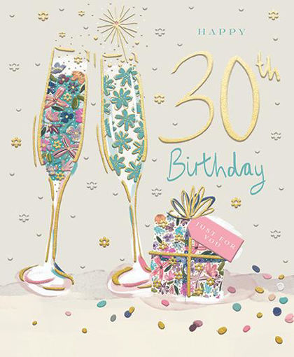 Picture of HAPPY 30TH BIRTHDAY CARD